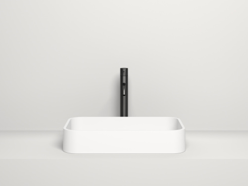 Раковина из искусственного камня S-Stone Salini CALLISTA 1101204SM 50х30 накладная цвет белый без отверстий под смеситель